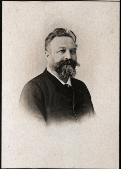 Portræt af Edouard Colonne (1838-1910), fransk dirigent og violinist. af French Photographer